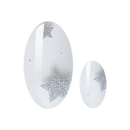 Stars Transparent Nagelfolien Manifix