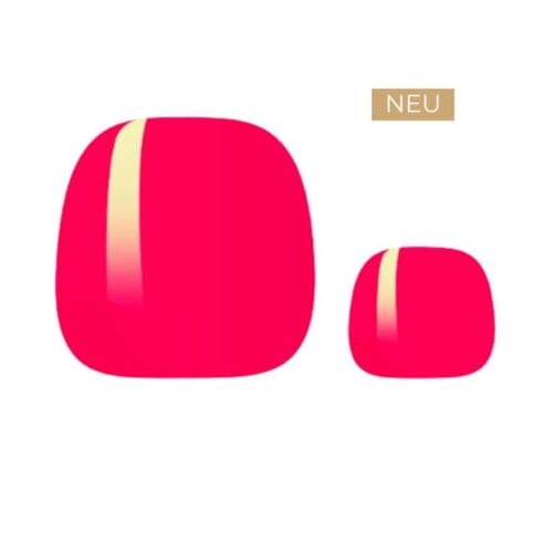 Tickled Neon Pink Fuesse UV Nagelfolien