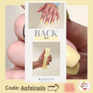 Naturnagelverstärkung 4 Manifix UV Folie Sun ist wieder im Sortiment – Sommer Leuchtkraft und positive Vibes fuer deine Naegel