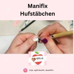 Rote Nägel 3 Manifix Hufstaebchen Die sanfte Methode fuer perfekte Nagelfolien und professionelle Nagelpflege