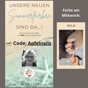 Neue Manifix Sommerfarbe am Mittwoch Der Renner im Onlineshop