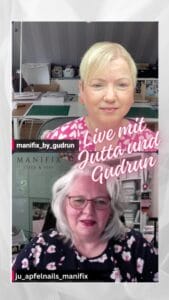 Nagelstudio Oldenburg 4 Wir gehen am Montag Abend Live Farbwechsel auf Instagram YouTube – UV Folien entfernen neu kleben