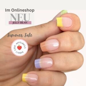 Nagelfolie 4 French Nails mit Farbe