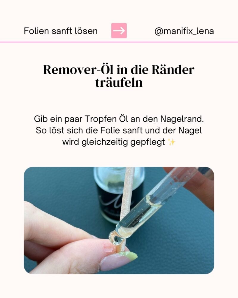 UV Nagelfolien entfernen ohne den Nagel zu schädigen 3 UV-Nagelfolien schädlich