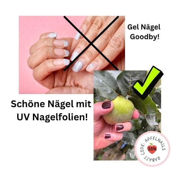 Dünne Nägel nach Gelnägeln