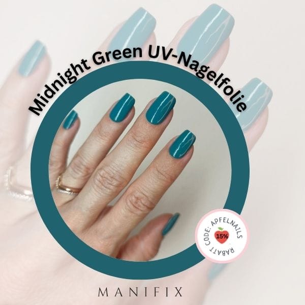Grüne Fingernägel