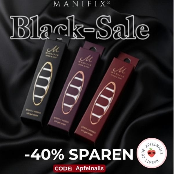 Black Week UV-Nagelfolien Jetzt 40 % Rabatt – Die Aktion läuft sogar länger als eine Woche!