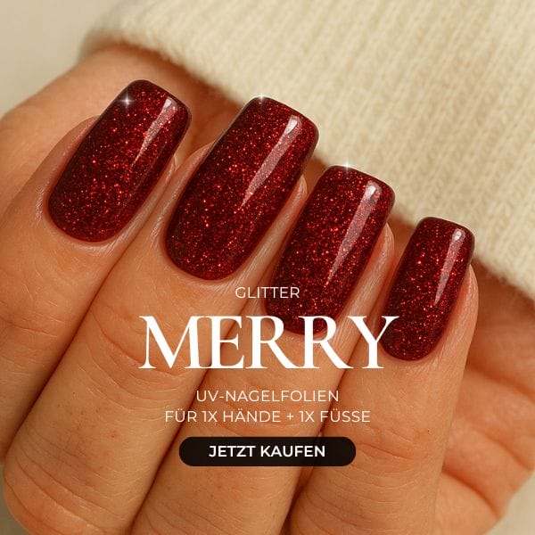 Rot Glitzer Nägel Die schönsten Designs & Trends für Weihnachten 2025