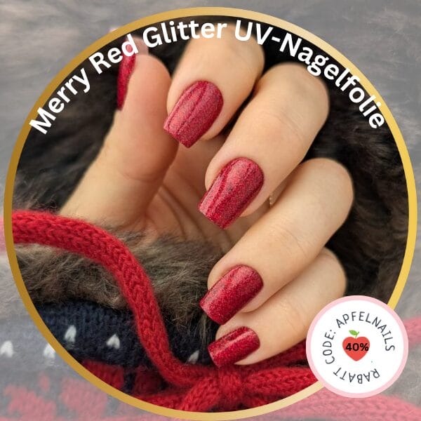 Weihnachtsnägel Rot Glitzer – Trendige Nailart-Ideen für die Feiertage