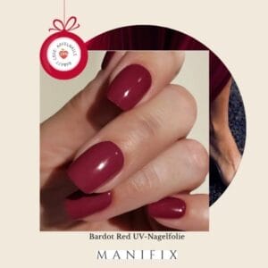 Rote Nägel 24 Weihnachtsnägel mit UV-Nagelfolien: Festliche Nailart-Ideen für die Feiertage
