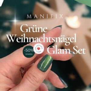 Nagelfolie 13 Grüne Weihnachtsnägel – Der Trend, der alle überrascht!