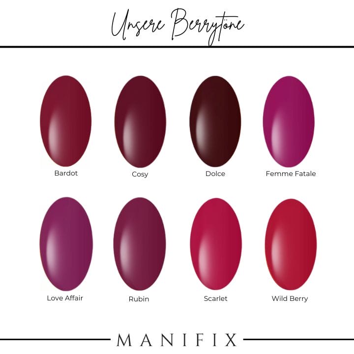 Farbvergleiche - Unsere Berrytöne