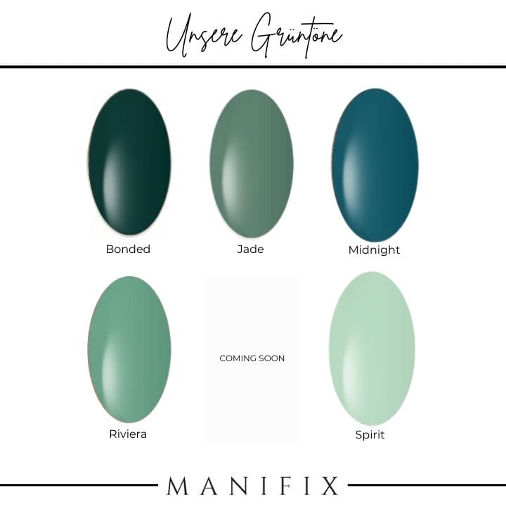 Farbvergleich - Grüntöne