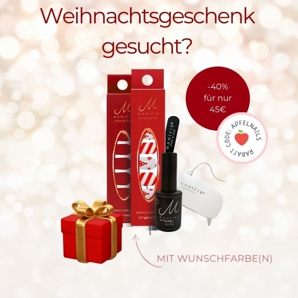 rote Nägel Weihnachtsangebot