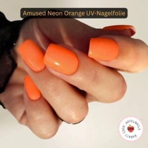 Neon Nägel mit Glitzer