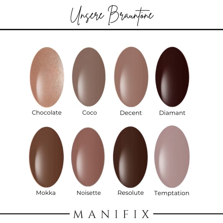 Farbvergleiche - Brauntöne