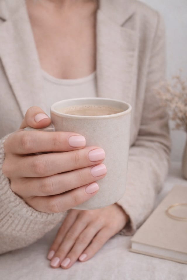 Skandi-Maniküre 2026 Warum superkurze Nägel mit UV Nagelfolien jetzt im Trend sind 4